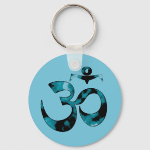 Om Symbol - Yoga Keychain