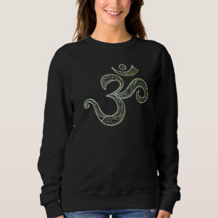 Om Symbol Yoga Meditation Namaste Spiritual Mandal Sweatshirt