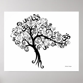 OM Tree Poster