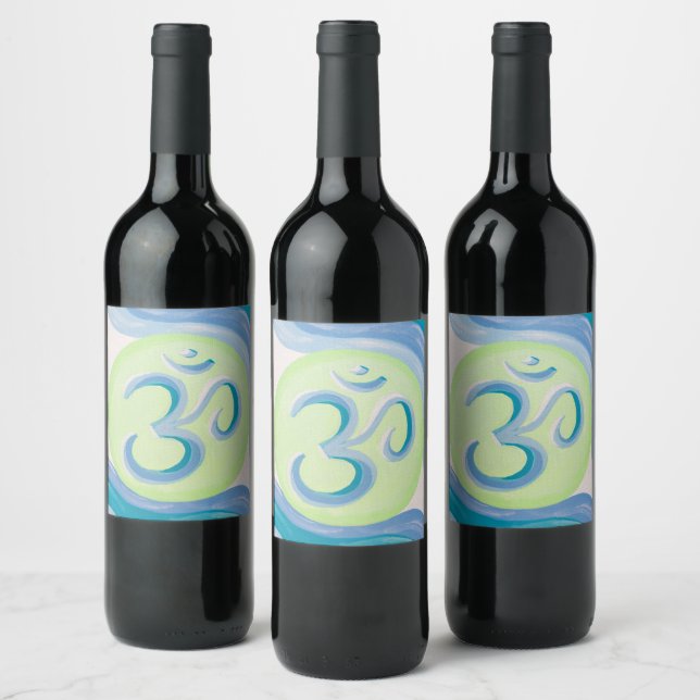 Om Wine Labels (Bottles)