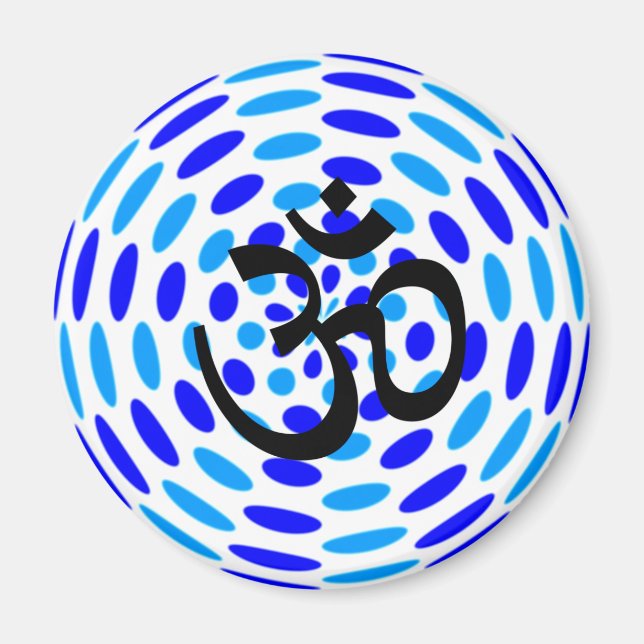 Om Yoga - Fridge Magnets (Front)