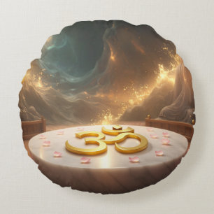 OM - ZEN BUDDHISM ROUND CUSHION