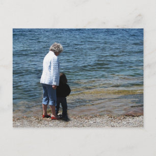 Oma and Devin Postcard