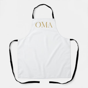 OMA Apron Personalised Grandma Kitchen Apron