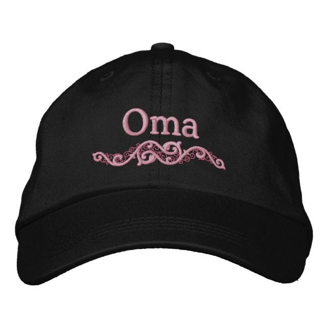 Oma grandma Custom Embroidered Hat (Front)