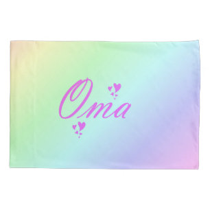 oma, grandma pillowcase
