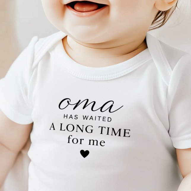 Oma Has Waited Baby Bodysuit Gift (Creator Uploaded)