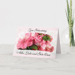 Oma In German Folded Greeting Card