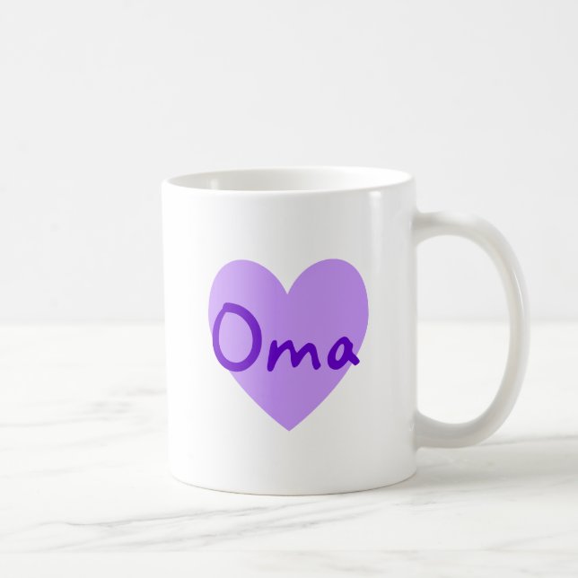 Oma in Purple Coffee Mug (Right)