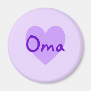 Oma in Purple Magnet