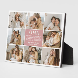 Oma Letter Custom Personalised Plaque