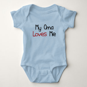 Oma Loves Me Baby Bodysuit