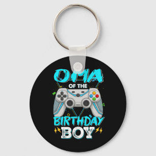Oma Of The Birthday Boy Matching Video Game Birthd Key Ring