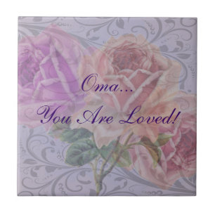Oma "Oma You Are Loved!" Tile