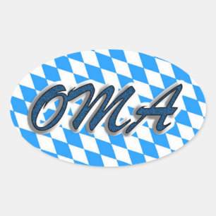 Oma Oval Sticker