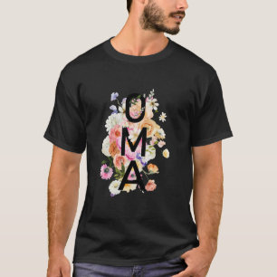 Oma Wildflowers Grandma Women Mother s Day Christm T-Shirt