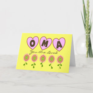 "Oma You Are Loved"---Mother's Day Gifts Card