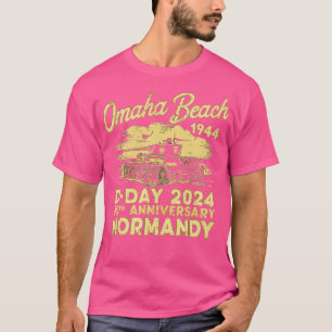 Omaha Beach 1944 DDay 2024 80th Anniversary Norman T-Shirt