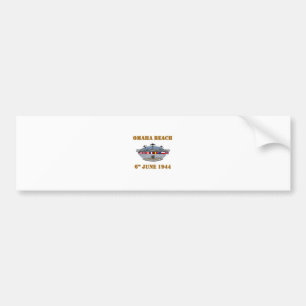 Omaha Beach 6th June 1944 Bumper Sticker