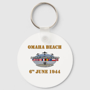 Omaha Beach 6th June 1944 Key Ring