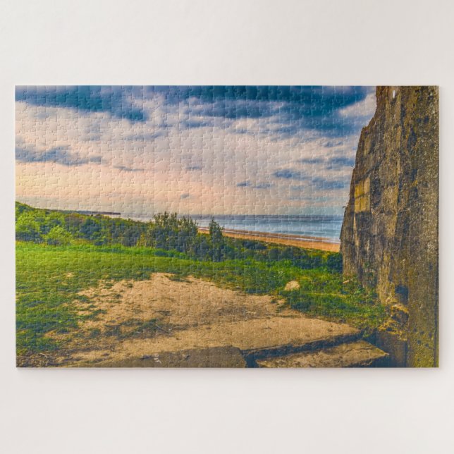 Omaha Beach France Jigsaw Puzzle (Horizontal)