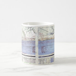 Omaha Beach landing maps Coffee Mug