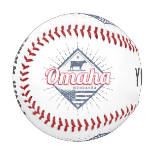 Omaha City Nebraska United States Vintage USA Baseball