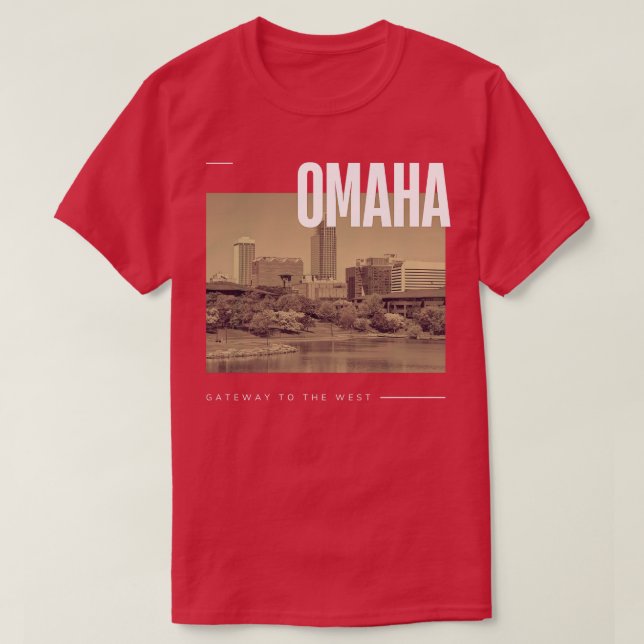 Omaha city T-Shirt (Design Front)