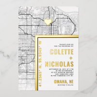 Omaha Love Locator | City Themed Wedding