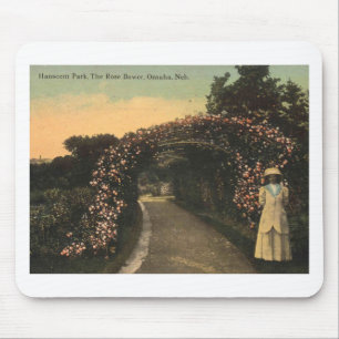 Omaha Nebraska 1913 Hanscom Park Vintage Mouse Mat