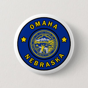 Omaha Nebraska 6 Cm Round Badge