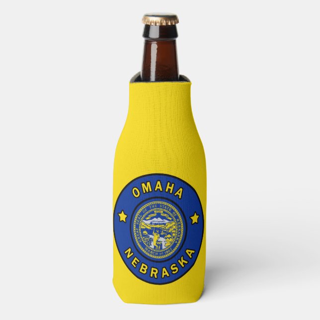 Omaha Nebraska Bottle Cooler (Bottle Front)