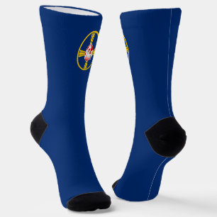Omaha (Nebraska) city flag Socks
