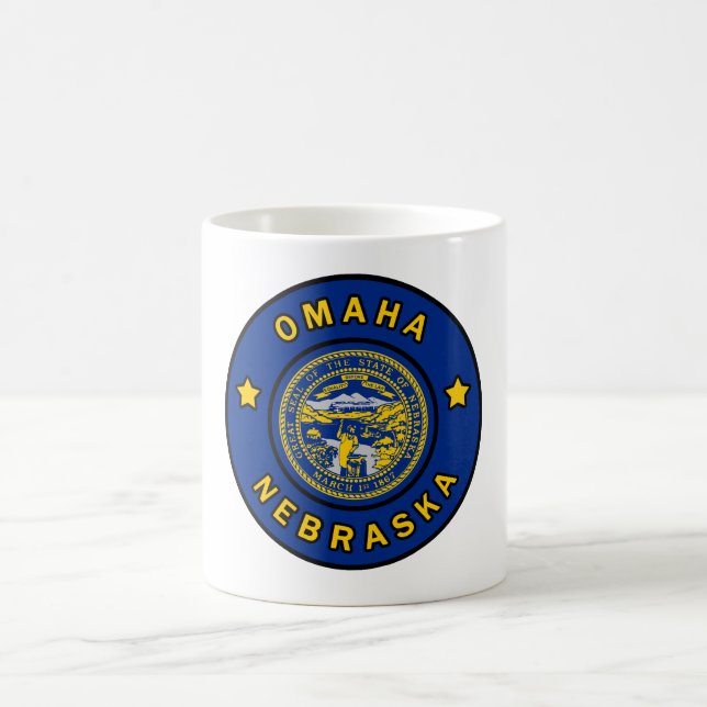 Omaha Nebraska Coffee Mug (Center)