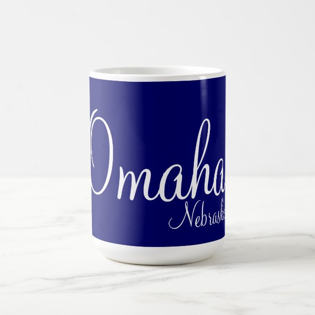 Omaha, Nebraska Coffee Mug (Center)
