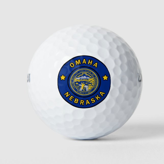 Omaha Nebraska Golf Balls (Front)