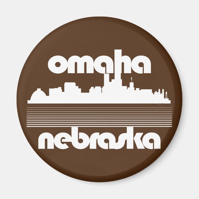 Omaha Nebraska Magnet (Front)