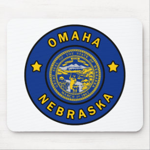 Omaha Nebraska Mouse Mat