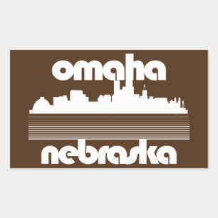 Omaha Nebraska Rectangular Sticker