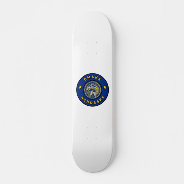 Omaha Nebraska Skateboard (Front)
