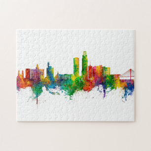 Omaha Nebraska Skyline Jigsaw Puzzle