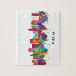 Omaha Nebraska Skyline Jigsaw Puzzle
