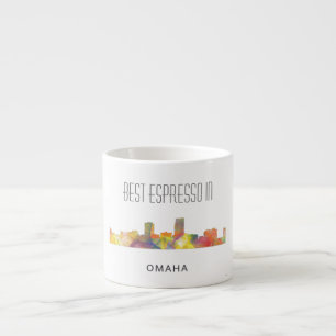 OMAHA NEBRASKA SKYLINE WB1 - ESPRESSO CUP