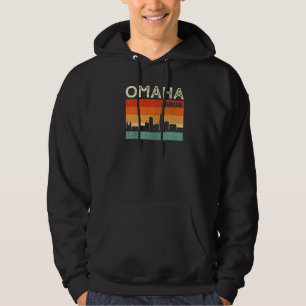 Omaha Nebraska Town Skyline Hoodie
