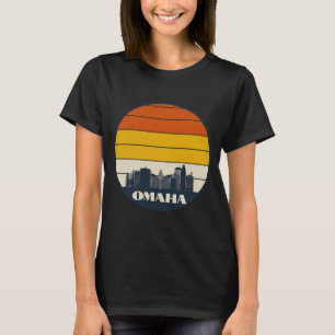 Omaha Skyline, Omaha Nebraska , Omaha NE city T-Shirt