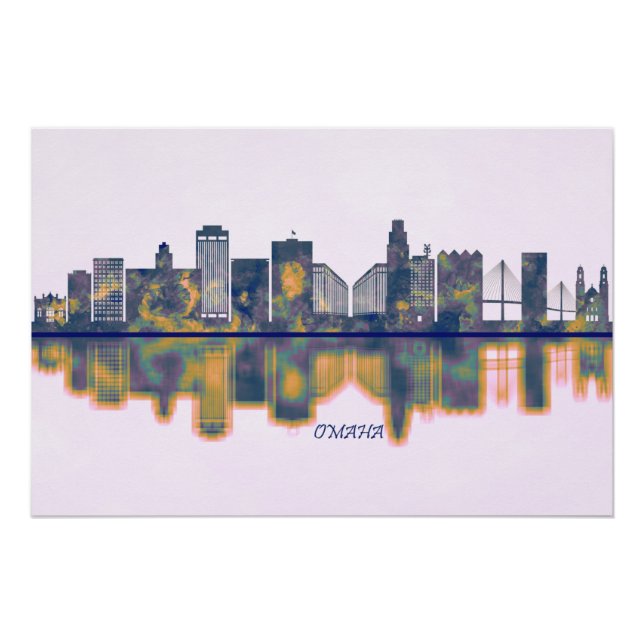 Omaha Skyline Poster (Front)