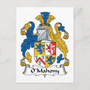 O'Mahony Family Crest Postcard