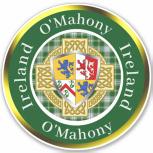 O'Mahony Irish Shield/Celtic Cross Personalised