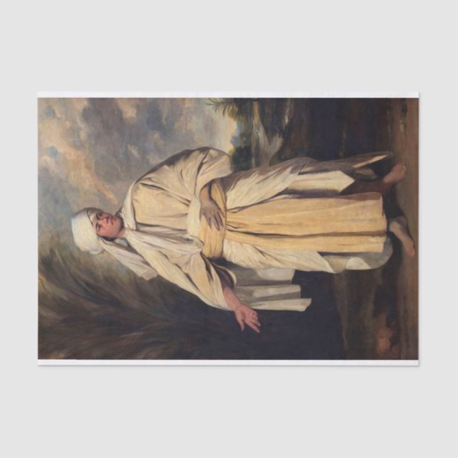 Omai of the Friendly Isles by Sir Joshua Reynolds Tissue Paper (Front)
