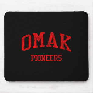Omak High School Hs Omak Wa Vintage Srts  Mouse Mat